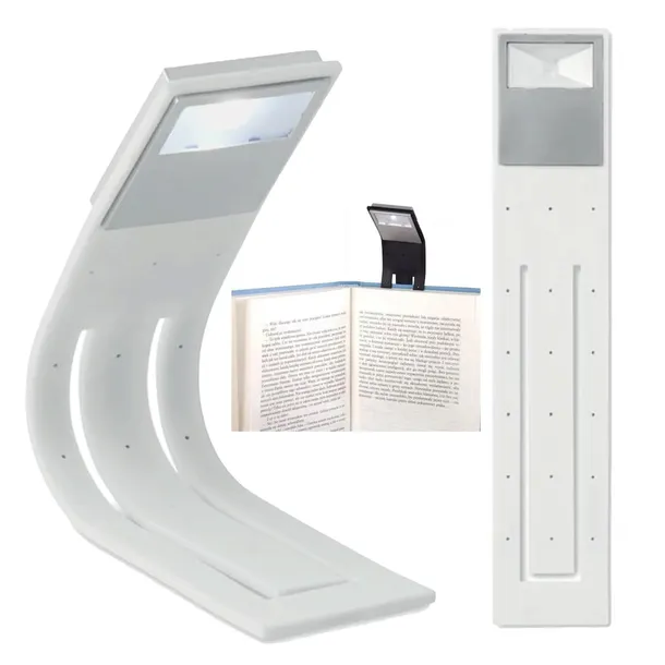 LAMPKA DO CZYTANIA LED Zakładka do książki 2w1 FlexiLight - biały