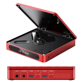 fiio-dm13-przenosny-odtwarzacz-plyt-cd-3750mah-bluetooth-4-4mm-lcd-czerwony