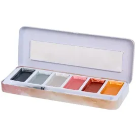 farby-akwarele-wodne-metaliczne-6-kolorow-pedzelek-decotime-orange