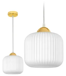 lampa-wiszaca-sufitowa-plafon-zyrandol-zlota-klosz-bialy-ryflowany-led-e27