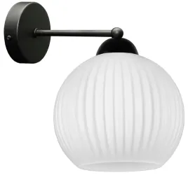 lampa-kinkiet-scienny-nowoczesny-bialy-szklany-plisowany-klosz-led-e27