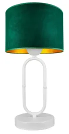 stylowa-biala-lampka-nocna-biurkowa-welurowy-abazur-nowoczesna-loft-led