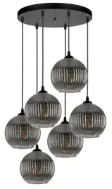lampa-wiszaca-sufitowa-zyrandol-nowoczesna-szklany-klosz-plisowany-grafit