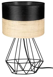 stylowa-lampka-nocna-biurkowa-abazur-nowoczesna-boho-slomka-rattan-loft-led