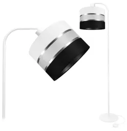 nowoczesna-lampa-stojaca-podlogowa-145cm-abazur-bialo-czarny-20cm-led