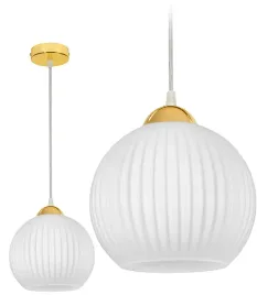 lampa-wiszaca-sufitowa-plafon-zyrandol-zlota-klosz-bialy-ryflowany-led-e27