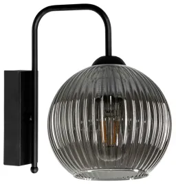 lampa-kinkiet-scienny-nowoczesny-szklany-plisowany-klosz-kula-grafit-led