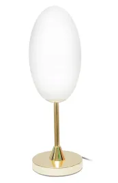 lampka-nocna-biurkowa-zlota-szklana-biale-klosze-loft-gold-led