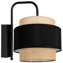 lampa-kinkiet-scienny-nowoczesny-abazur-juta-boho-loft-led