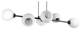 lampa-wiszaca-sufitowa-zyrandol-czarna-szklane-kule-bialy-matowy-led-e27