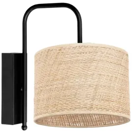 lampa-kinkiet-scienny-nowoczesny-abazur-slomka-rattan-boho-loft-led