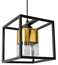 lampa-sufitowa-wiszaca-plafon-zyrandol-klatka-zloty-klosz-loft-cage-led