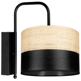 lampa-kinkiet-scienny-nowoczesny-abazur-slomka-rattan-boho-loft-led