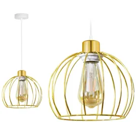 lampa-wiszaca-sufitowa-zyrandol-zlota-loft-led