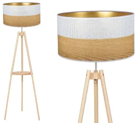lampa-stojaca-podlogowa-drewniana-trojnog-ze-stolikiem-abazur-40cm