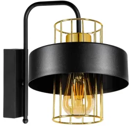 lampa-kinkiet-scienny-nowoczesny-loft-drut-led