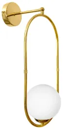 zlota-lampa-kinkiet-scienny-szklana-kula-loft-led