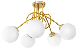 lampa-wiszaca-sufitowa-zyrandol-zlota-kule-led