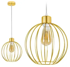 lampa-wiszaca-sufitowa-zyrandol-zlota-kula-led