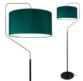 lampa-stojaca-podlogowa-nowoczesna-zielony-abazur-chrom-loft-led