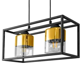 lampa-sufitowa-wiszaca-plafon-zyrandol-klatka-zlote-klosze-loft-cage-led