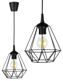 sufitowa-lampa-wiszaca-diament-loft-edison-z-drutu