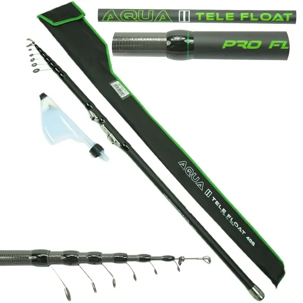 Ultralekka wędka teleskopowa Bolonka Aqua II Tele Float 4,5m węglowa 10-45g