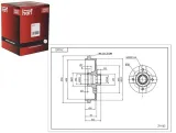 beben-hamulcowy-hart-214-465-numery-katalogowe-zamiennikow-febi-bilstein-14060