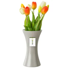 wazon-ceramiczny-szary-polysk-klepsydra-flakon-na-kwiaty-h-22cm