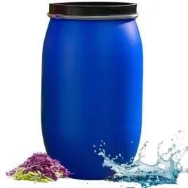 beczka-150l-zbiornik-pojemnik-na-deszczowke-wode-do-kiszenia-obejma