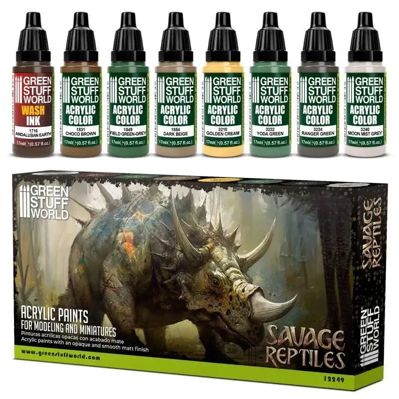 green-stuff-paint-set-savage-reptiles-8x-17ml-stan-nowy