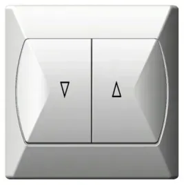 ospel-akcent-przycisk-lacznik-zaluzjowy-zwierny-bialy-lp-7a-00
