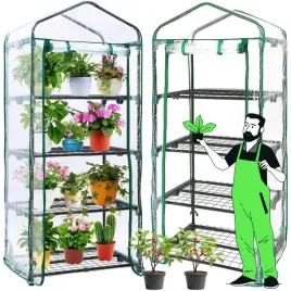 mini-szklarnia-balkonowa-ogrodowa-4-polki-pionowa-foliak-160x70x50-cm