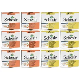 mokra-karma-dla-psa-schesir-adult-fruit-filety-z-kurczaka-mix-12x150g