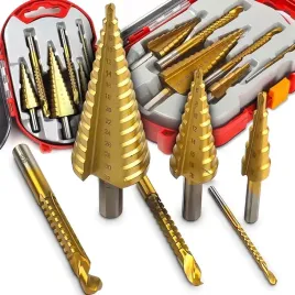 wiertla-stopniowe-stozkowe-otwornice-do-metalu-4-32mm-z-frezami-6szt-wiertl