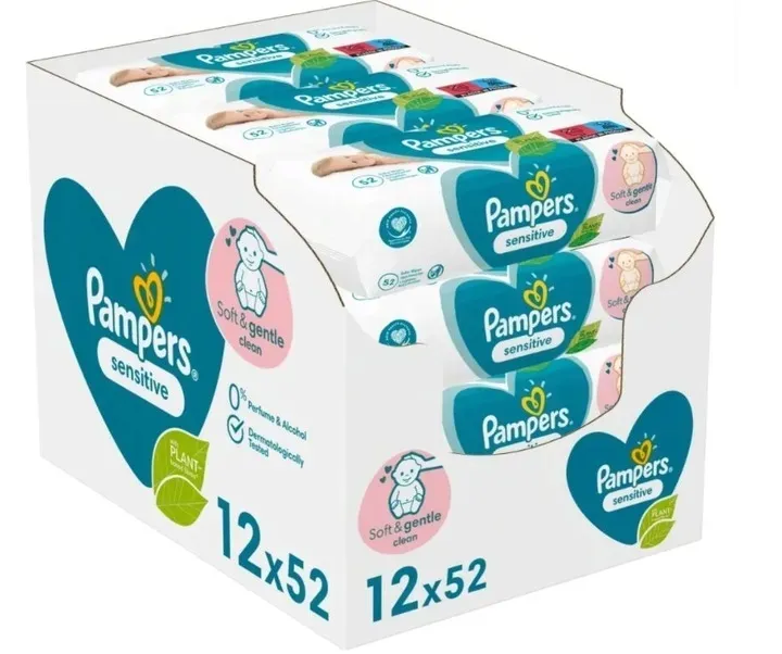 pampers-chusteczki-sensitive-12x52-szt
