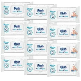 12x-aqua-wipes-nawilzane-chusteczki-dla-dzieci-99percent-pure-water-mokre-60-szt