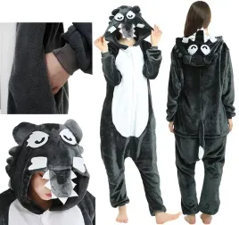 pizama-jednoczesciowa-kigurumi-onesie-szary-wilk-przebranie-kombinezon-m