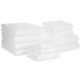 komplet-11-recznikow-atai-bawelna-bialy-lumarko