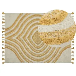 dywan-bawelniany-140-x-200-cm-bezowo-zolty-bingol-lumarko