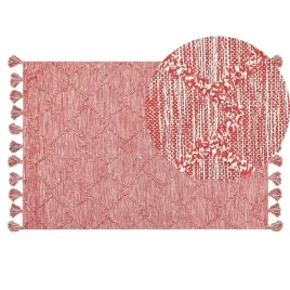 dywan-bawelniany-140-x-200-cm-czerwony-nigde-lumarko