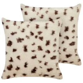 zestaw-2-poduszek-dekoracyjnych-kasra-sztuczne-futro-45-x-45-cm-jasnobezowy