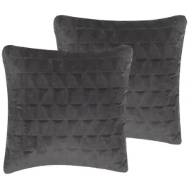 zestaw-2-poduszek-dekoracyjnych-lalam-bawelna-45-x-45-cm-szary-wzor-geometr