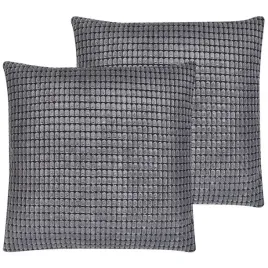zestaw-2-poduszek-dekoracyjnych-aspidistra-welur-45-x-45-cm-szary-wzor-geom