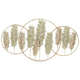 dekoracja-scienna-lisc-copernicium-metal-zloty-50-cm-lumarko
