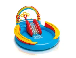 basen-plac-zabaw-teczowa-slizgawka-z-kolkami-57453-intex