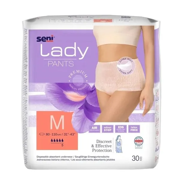 Majtki chłonne dla kobiet SENI LADY PANTS M 30 szt