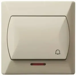 ospel-akcent-przycisk-lacznik-zwierny-dzwonek-z-podsw-bezowy-lp-6as-01