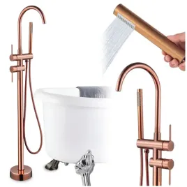 bateria-wannowa-wolnostojaca-mosiezna-ekskluzywna-miedziana-prysznic-rose