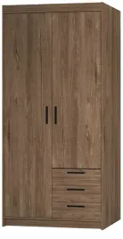 szafa-z-szufladami-90-cm-kuba-dwudrzwiowa-z-polkami-i-drazkiem-dab-lefkas